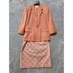 vintage talbots blazers 16 And Skirt Size 16 Sunburnt Orange